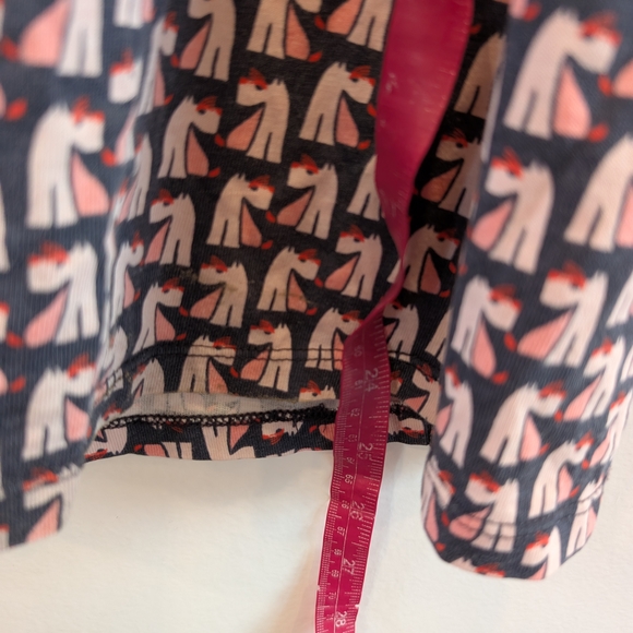 TEA Collection Girls Pink and Blue Unicorn Print Swing Dress Size 8 - Picture 6 of 6